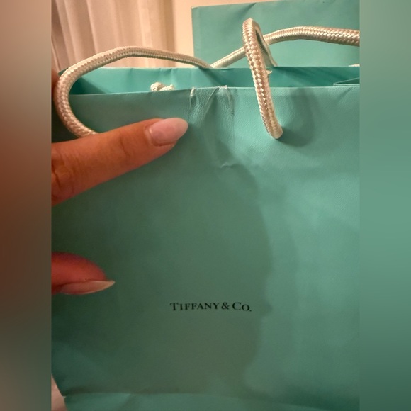 Imperfect Lot: 3 Tiffany & Co. Blue Shopping Bags & 2 Macy's jewelry Boxes & bag - Picture 3 of 11